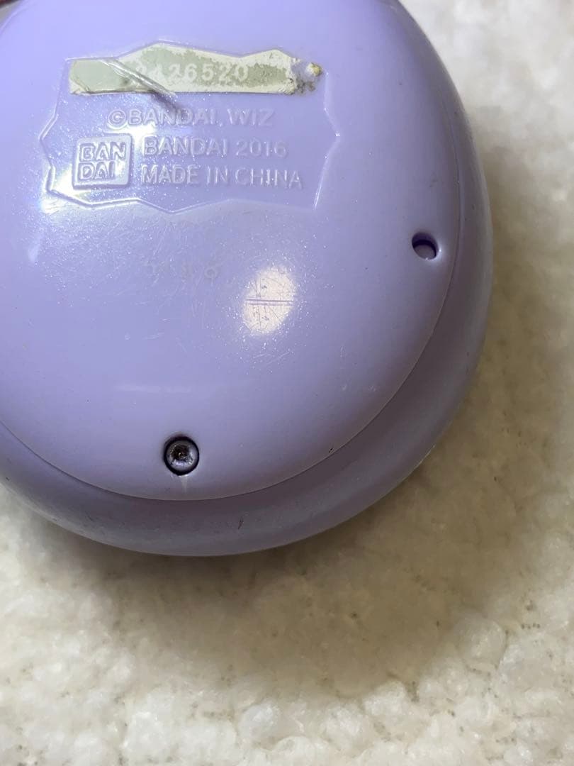 あ*か様 たまごっちmix 紫　動作確認済み　ストラップ付き