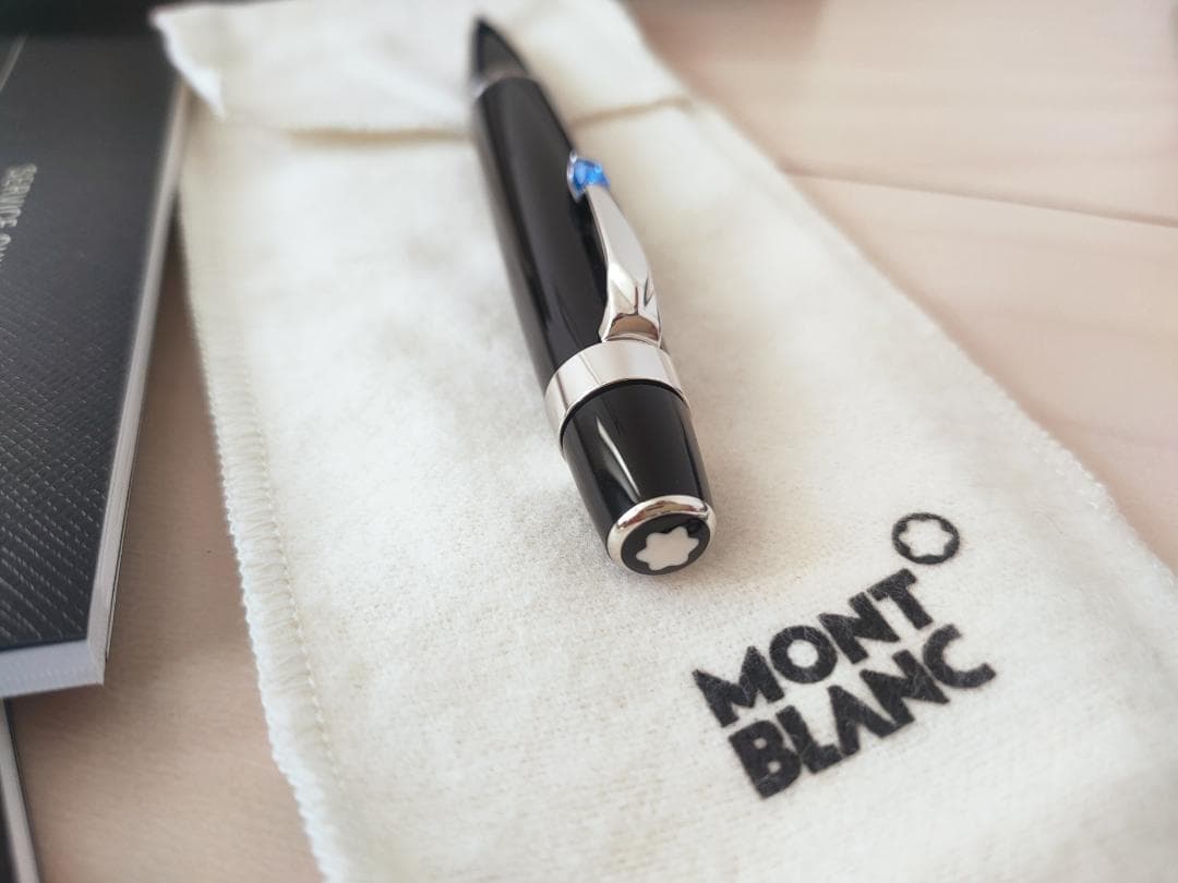 新品未使用 モンブラン ボエム ブルー 5795 ボールペン ペンケース付