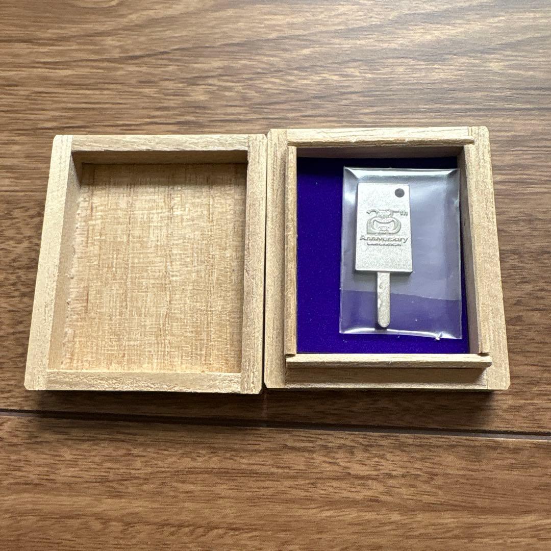 ガリガリ君 25周年記念 純銀製 シルバーアイススティック ガリガリ君