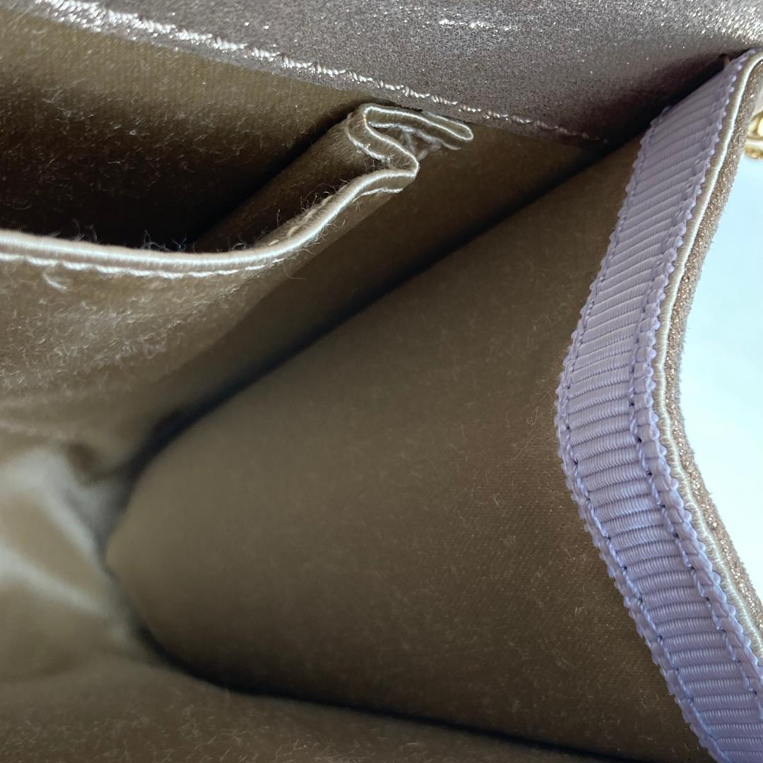 JIMMY CHOO ジミーチュウ グリッター チェーン ショルダーバッグ