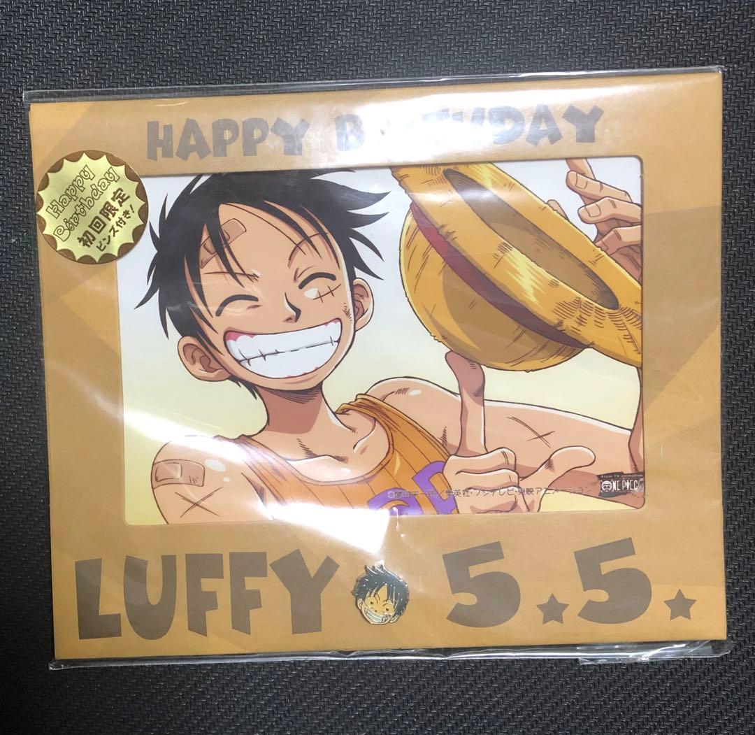 希少 初回限定 ワンピース ルフィ サンジ ゾロ バースデー ブロマイド