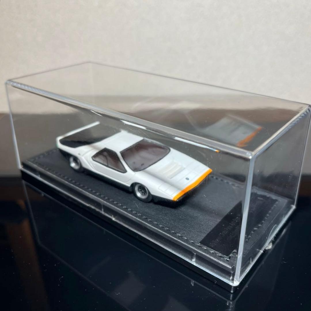 訳あり）ミニカー 1/43 トップマルケス アルファロメオ カラボ 白