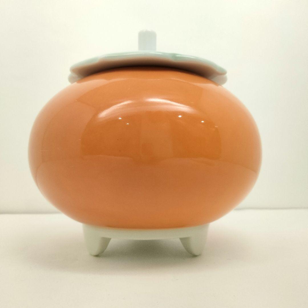 ues-4 人間国宝 井上萬二 最上位作 彩釉柿香炉 BB