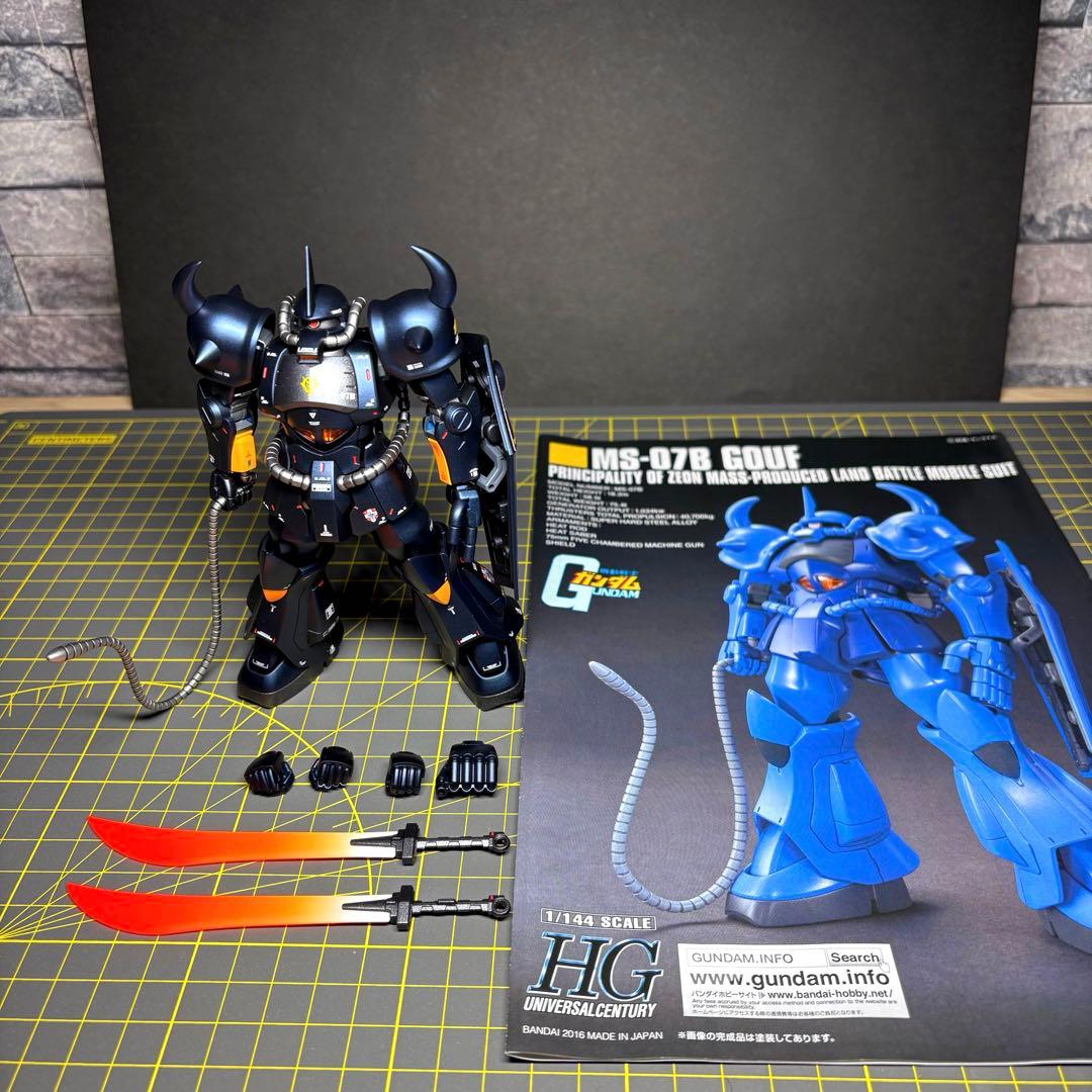 HG 1/144 グフ リバイブ 塗装 完成品 （機動戦士ガンダム）　ガンプラ