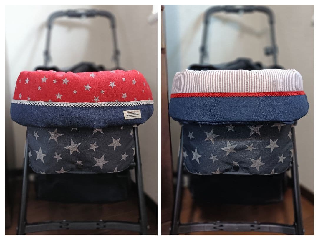 あごのせクッション コンフォーター リバーシブル 星・ヒッコリー