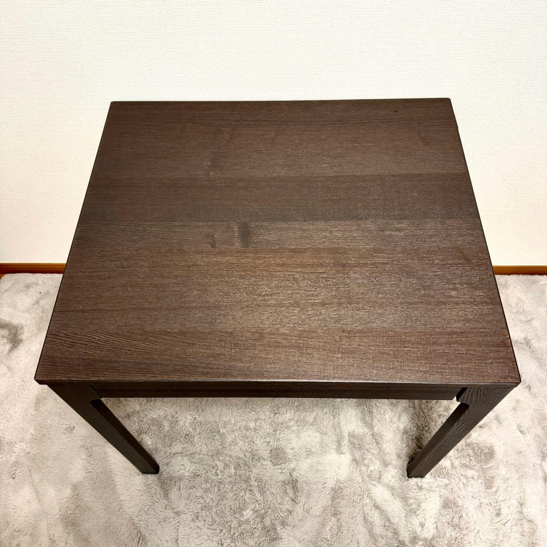 【美品/送料込み】IKEA エーケダーレン ダイニングテーブル　伸長式　ブラウン