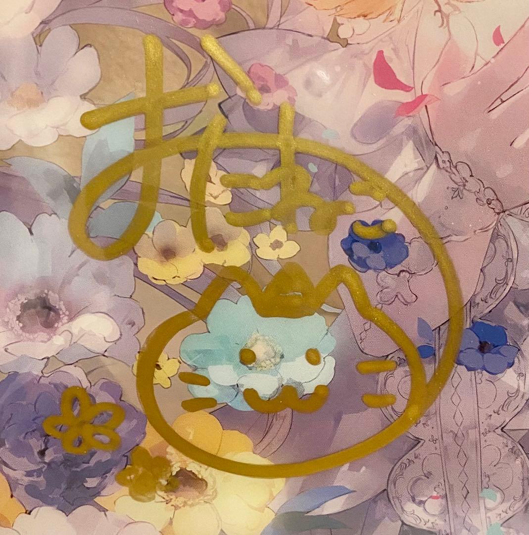 おにねこ 直筆サイン入り クリア色紙 Breath of life - メルカリ