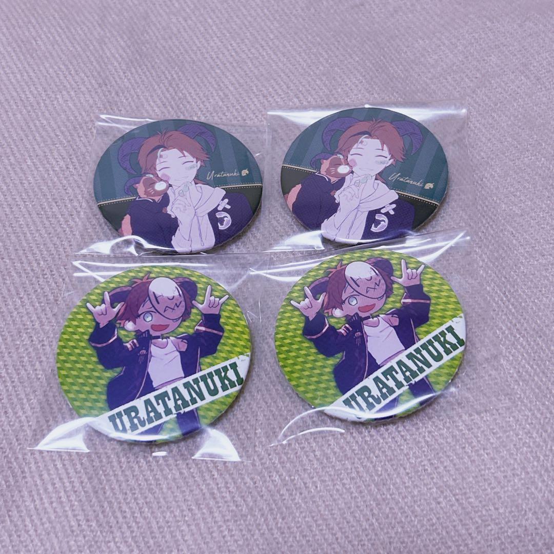 浦島坂田船 ハロパ 2021 カモフラ うらたぬき 缶バッジ 等身 デフォ