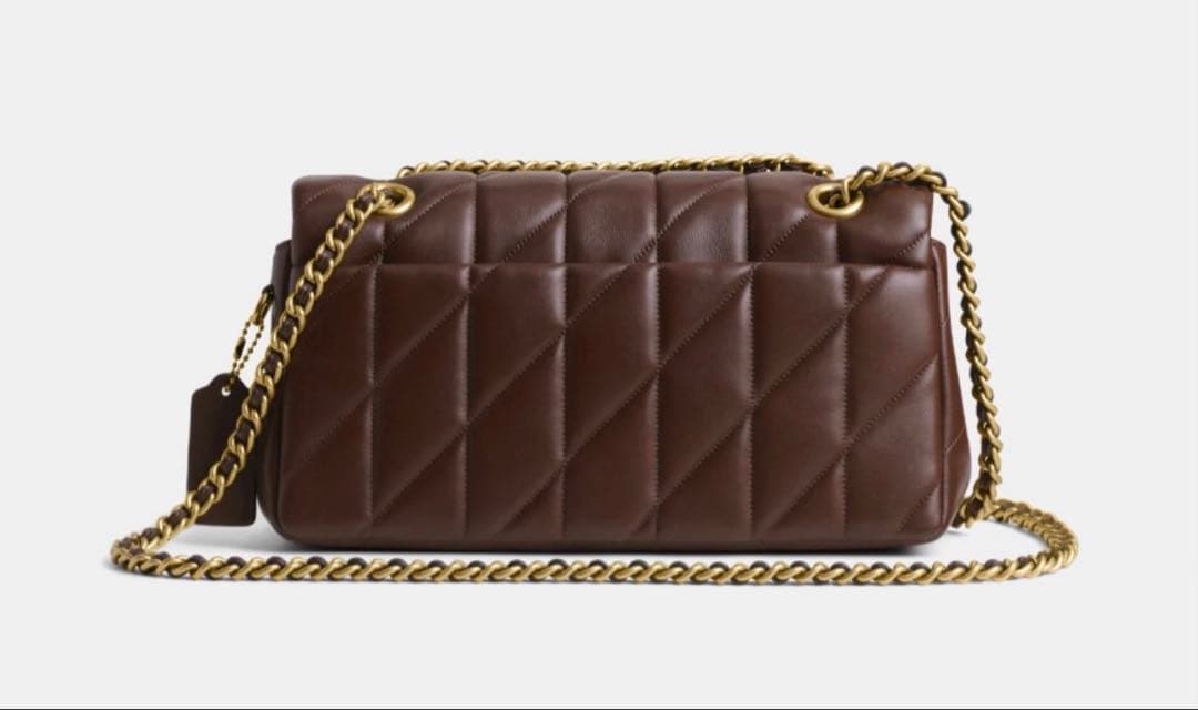 coach コーチタビーショルダー バッグ26 ブラウン CP150