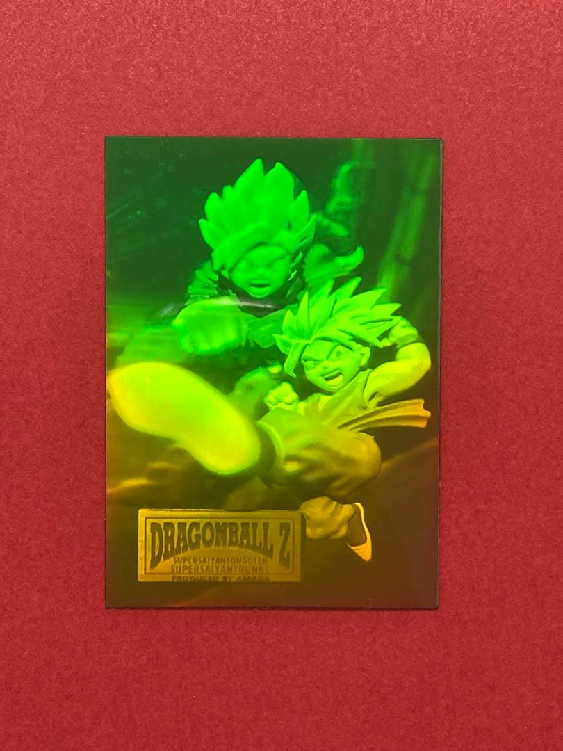 ドラゴンボールZ アマダ 3Dホログラムカード4枚セット