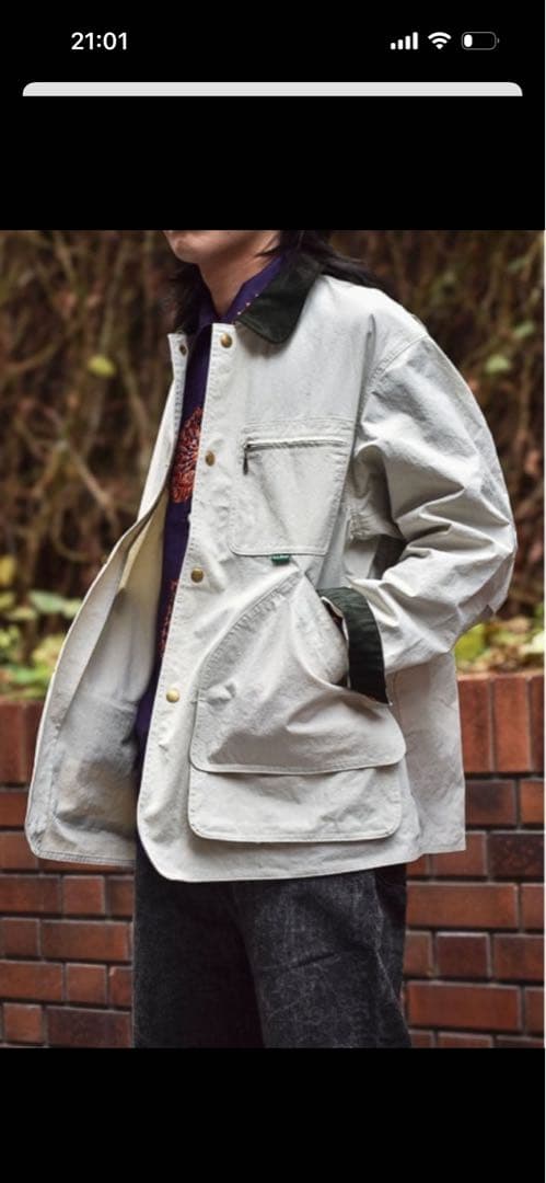 L.L.Bean ベージュジャケット REG SMALL