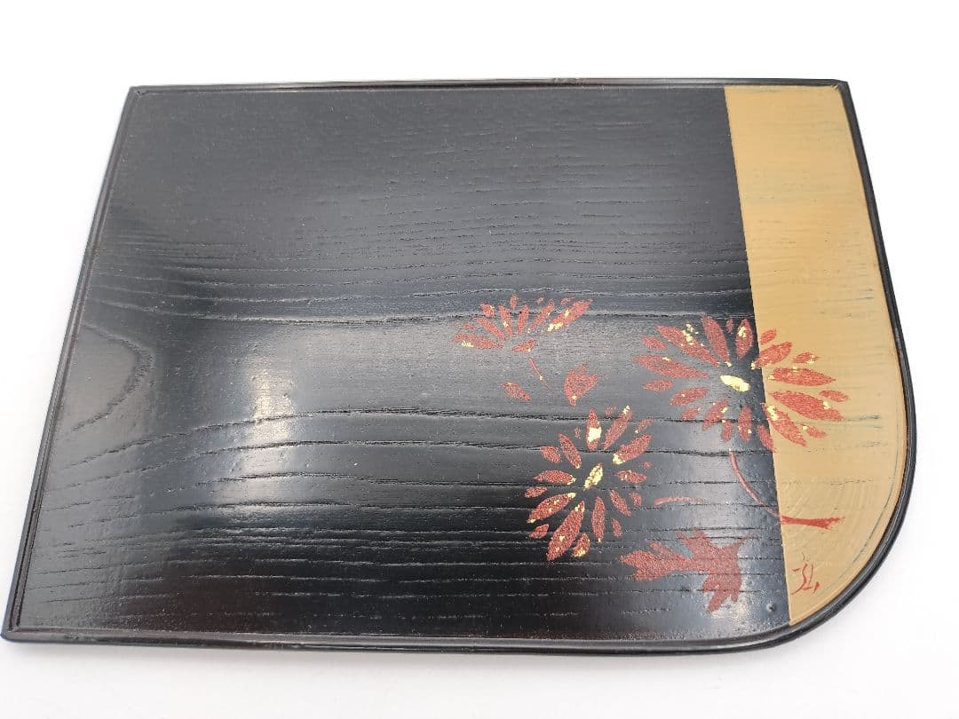 a997 銘々盆 合作 誰か袖 十作 木箱 茶道具 古物 懐石 菓子器　銘々皿