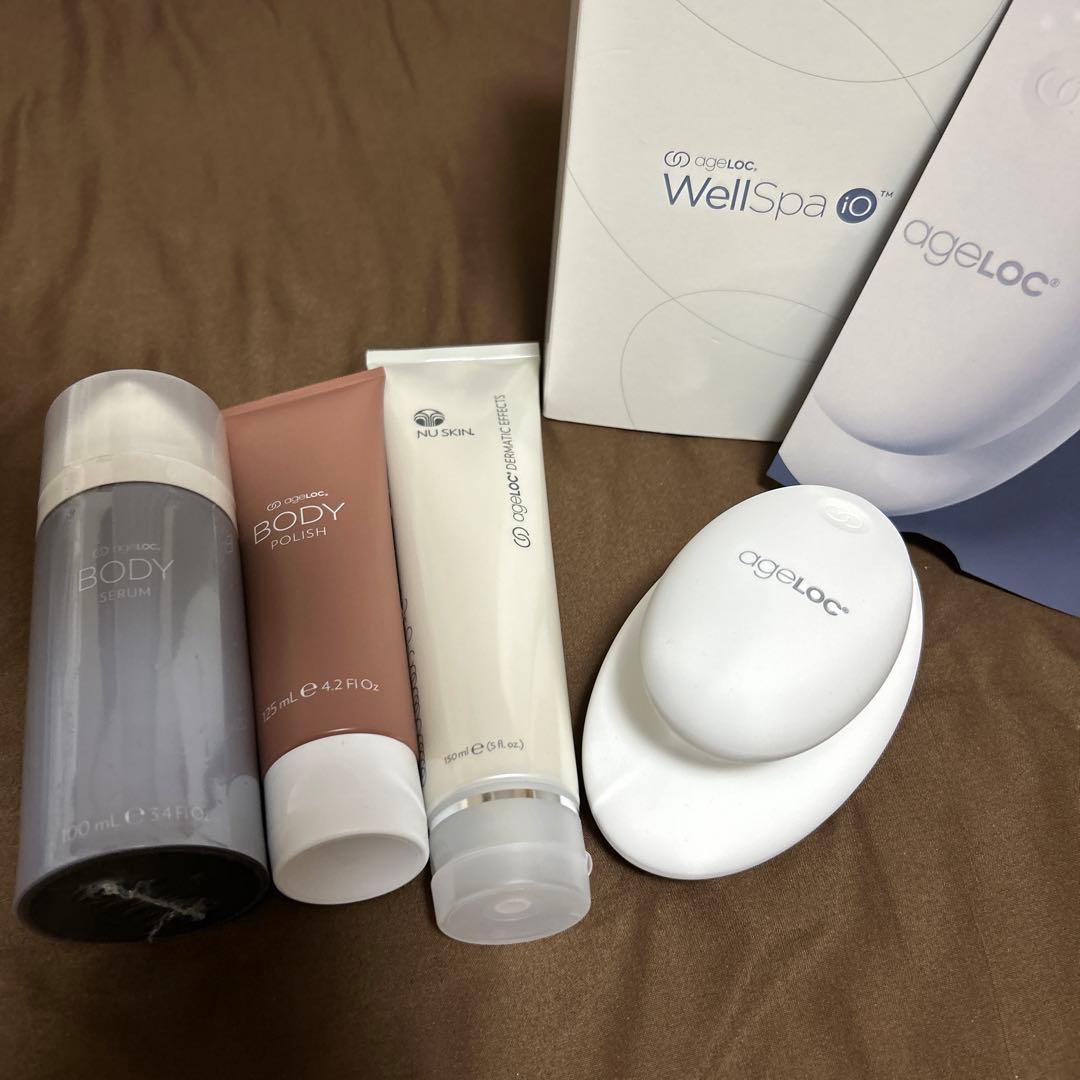 美品ニュースキン WellSpa ボディジェルセラムセット