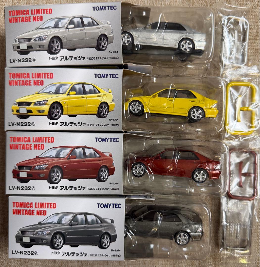 トミカリミテッドビンテージネオ　LV-N232 a,b,c,d 4色セット