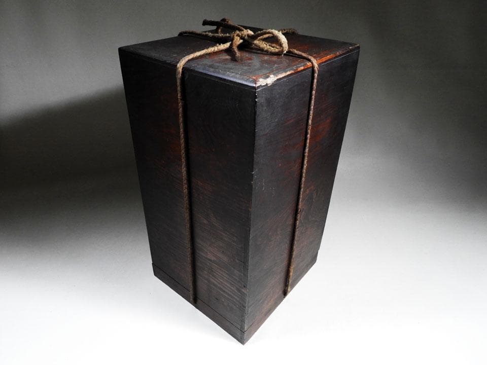 ○五段重 重箱 流水紅葉楓蒔絵 時代 木製漆器 美品 明治 箱