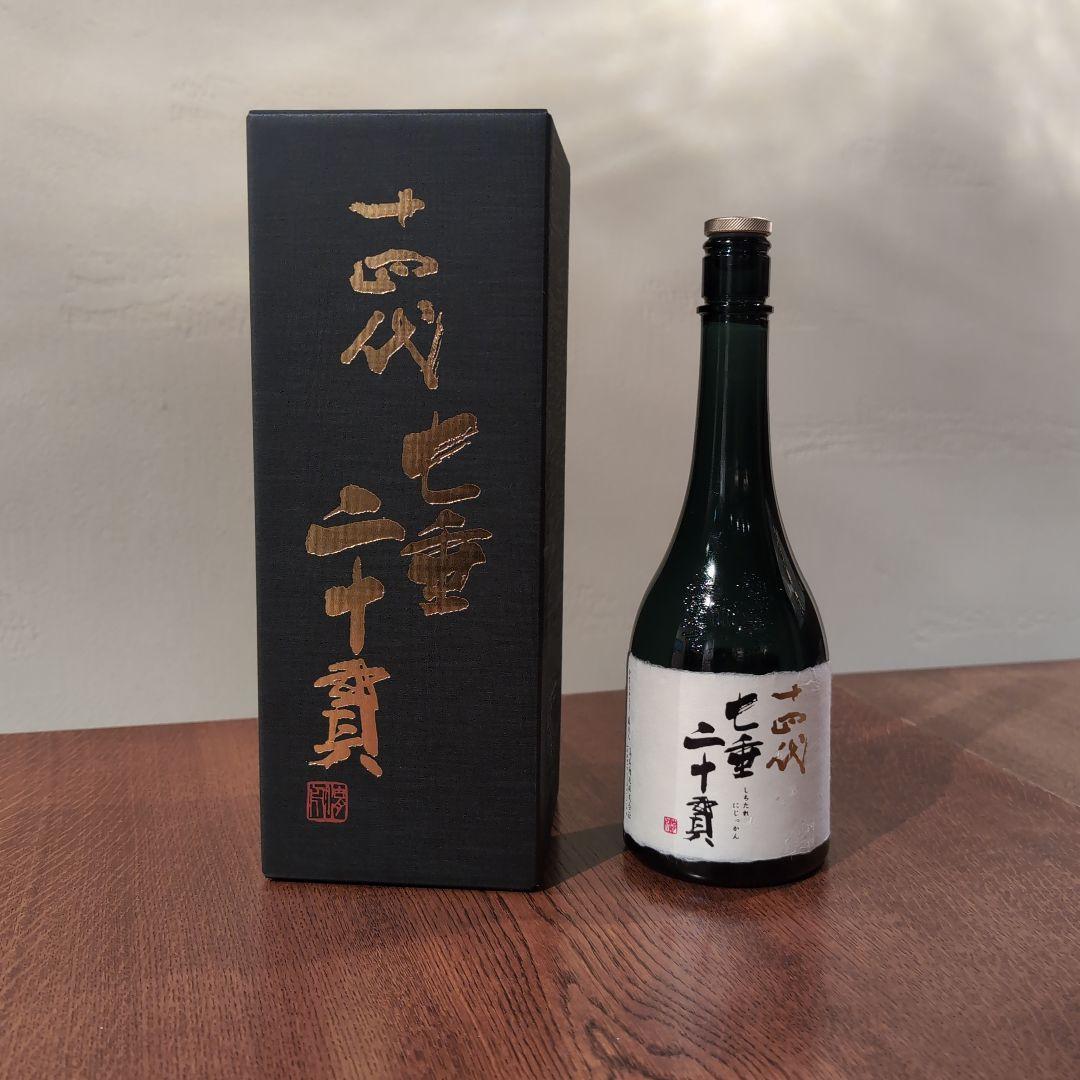 【空箱•空瓶】 十四代七垂二十貫720ml入り　2025③ 空き瓶」十四代 龍月 七垂二十貫 日本酒 空瓶、空