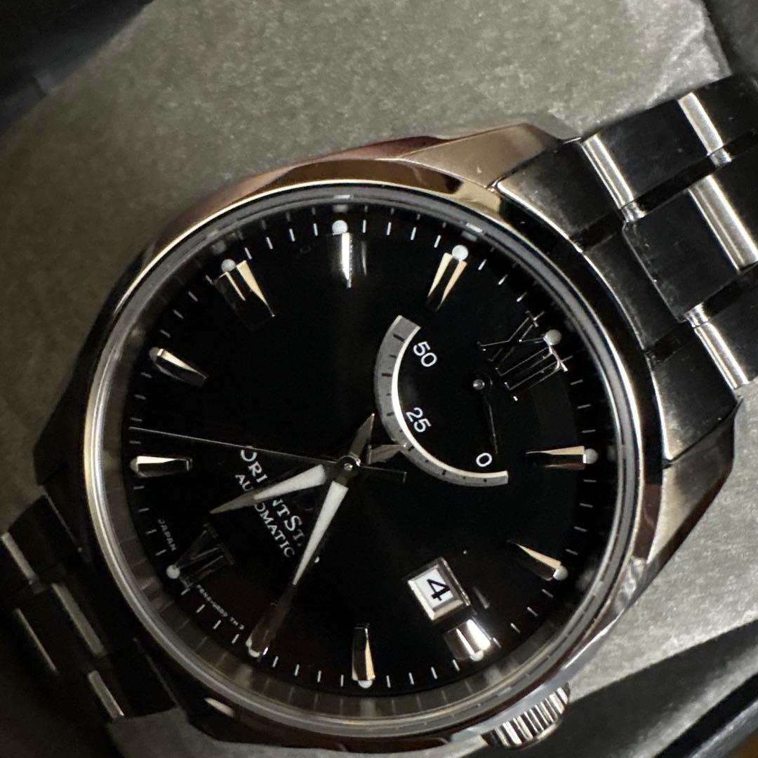 最終値下げOrient Star 自動巻き 腕時計 ブラック 保証書　コマ付き