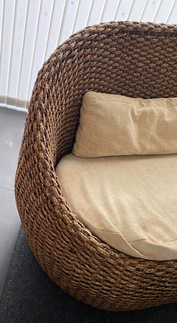 アジアンチックソファ 家具 ソファ 2～3人掛け　幅180ｃｍ