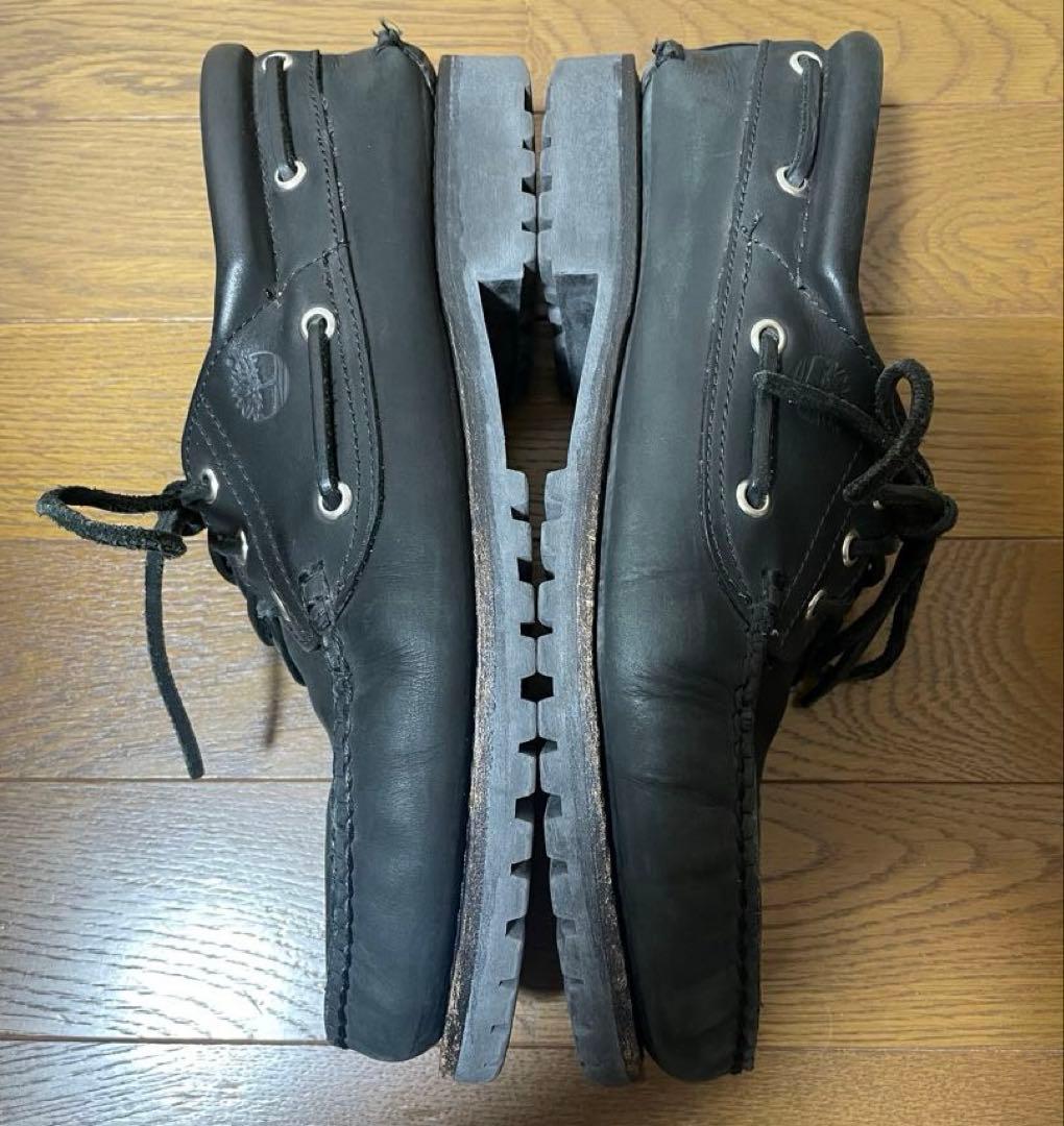 Timberland ティンバーランド 3eye モカシン 黒　27センチ