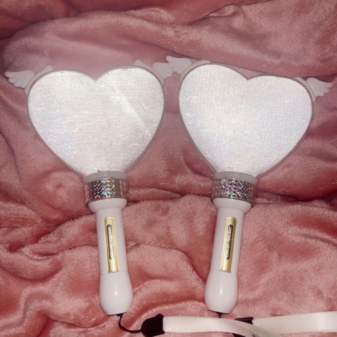 ハート型 ペンライト キンブレ ターンオン 羽 - メルカリ