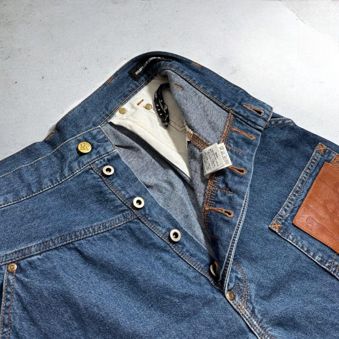 mercibeaucoup, メルシーボークーLee コラボうしろまえデニム M