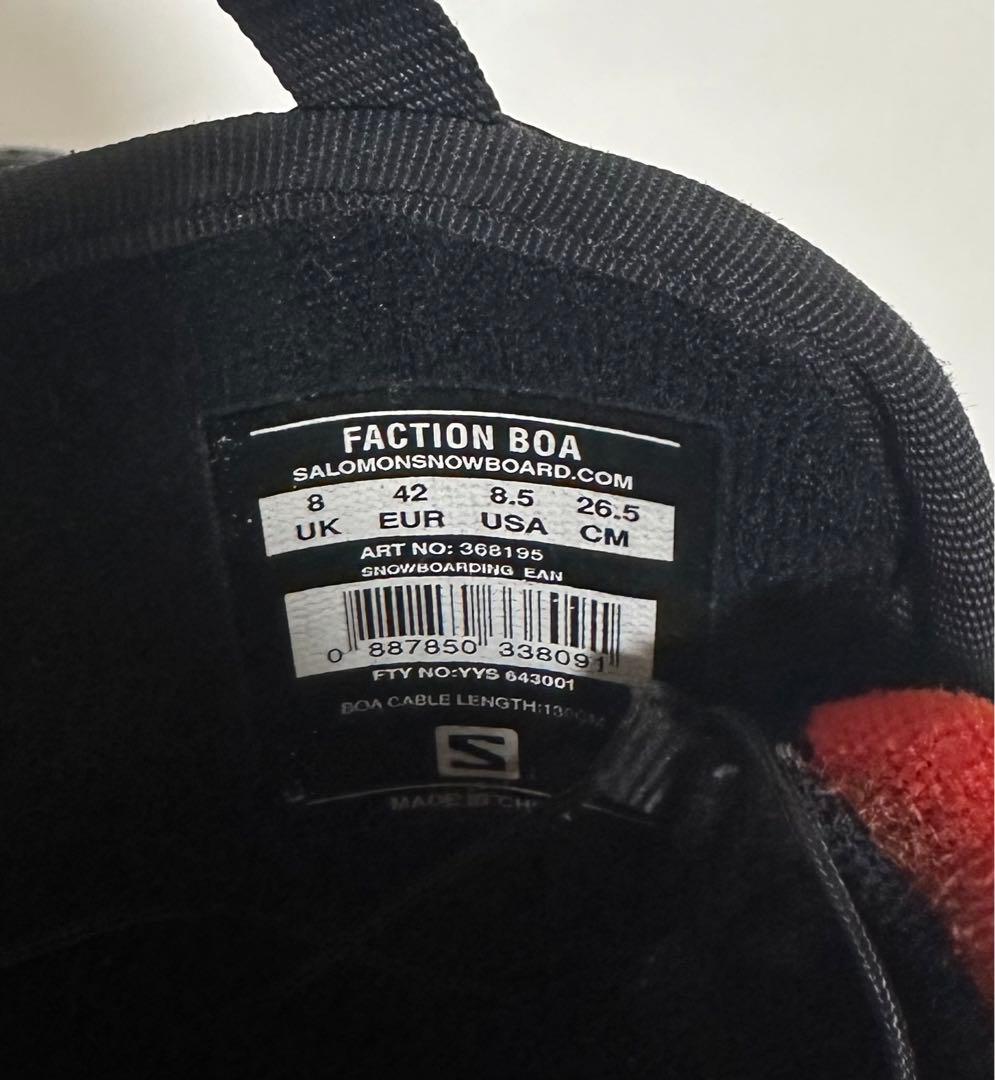 SALOMON FACTION BOA 26.5cm サロモン