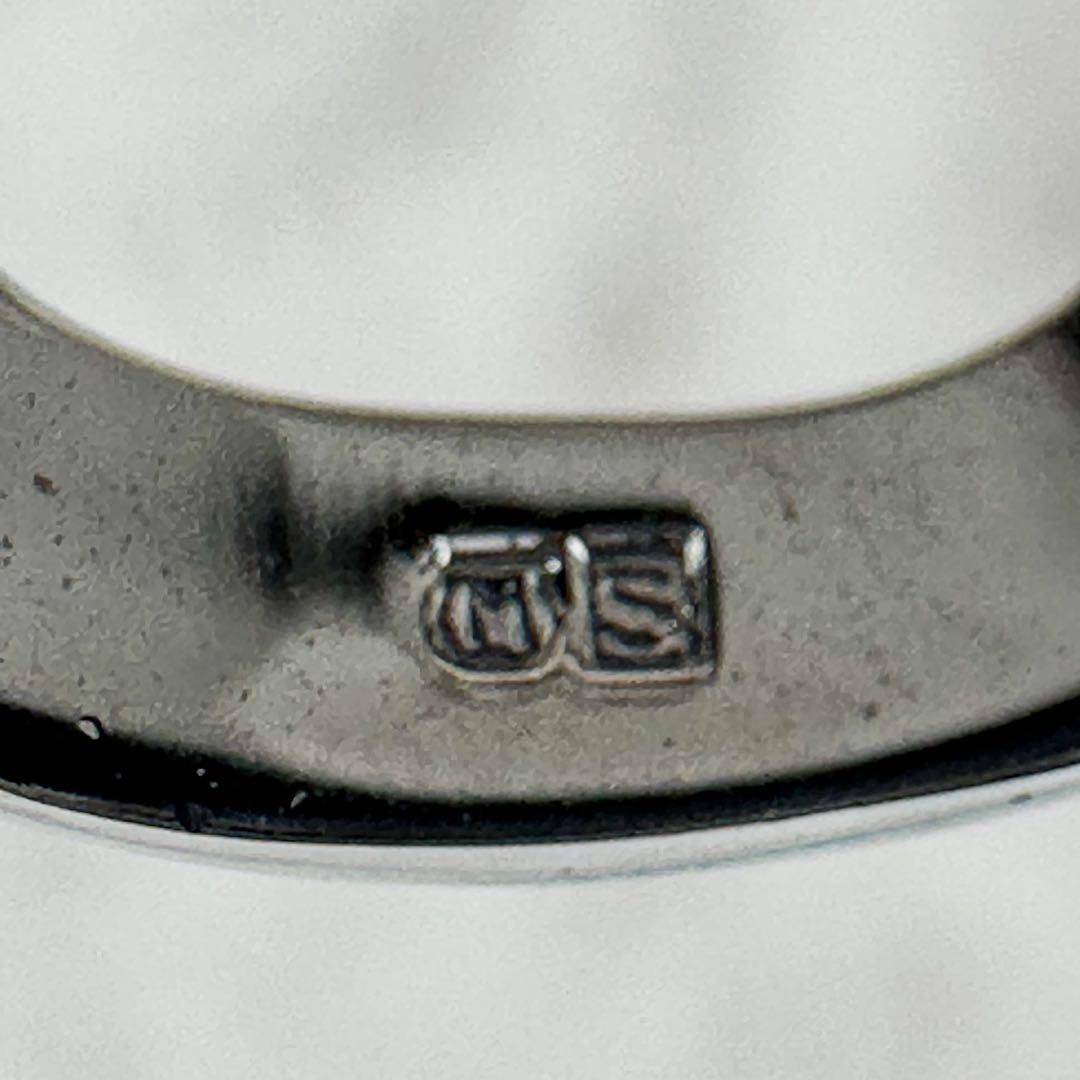 ミキモト パール 花型ブローチ シルバー製 銀