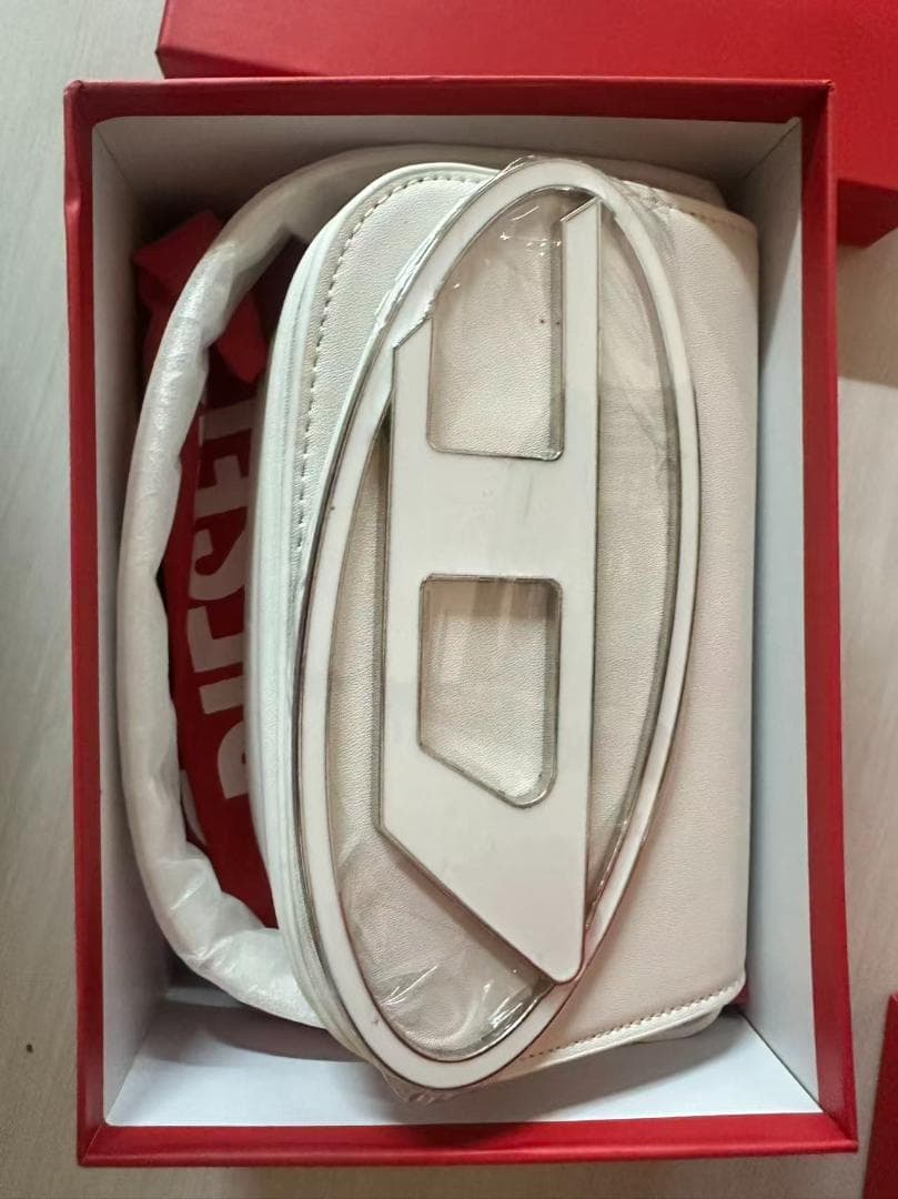 DIESEL ホワイト ショルダーバッグ