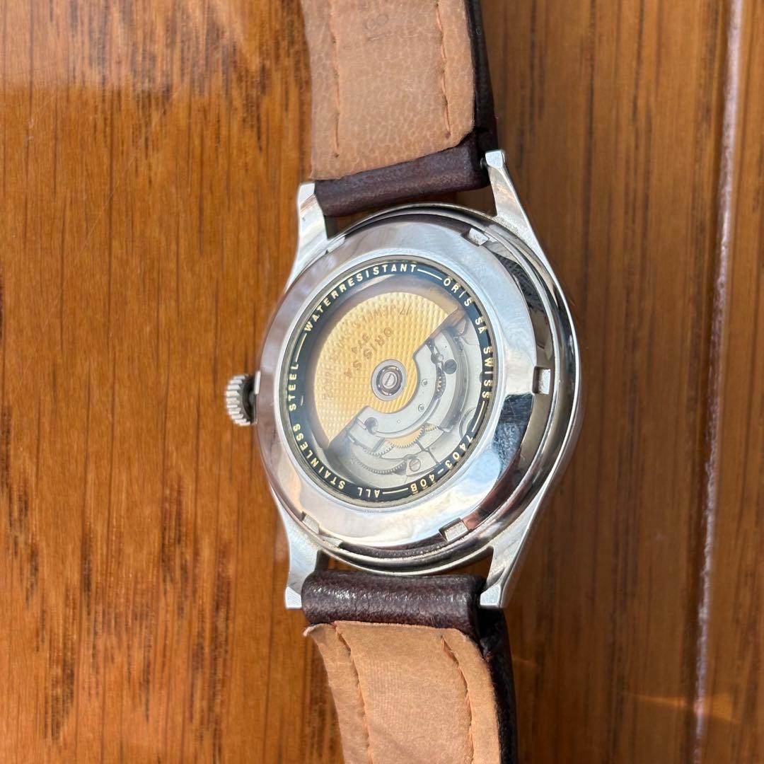 【ORIS】オリス　ポインターデイト　裏面スケルトン　自動巻　稼働品　ジャンク