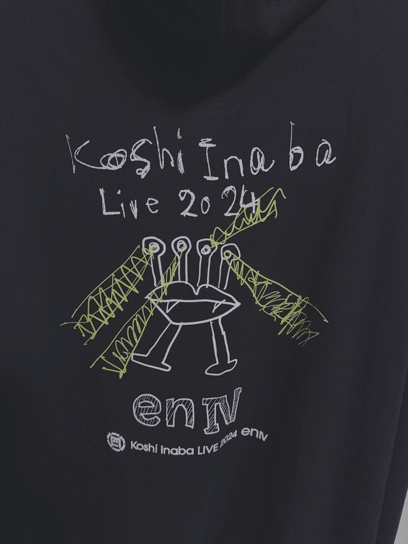 Koshi Inaba Live 2024 パーカー enⅣ B'z 稲葉浩志 - メルカリ