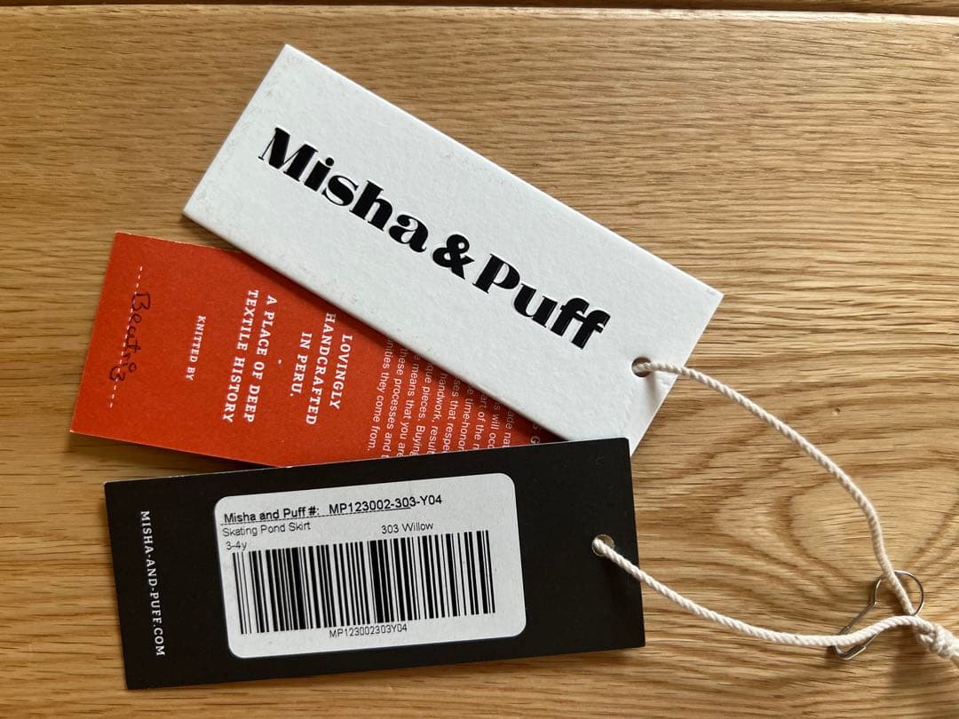 タグ付き！【misha and puff】スケポン◆サイズ3-4y