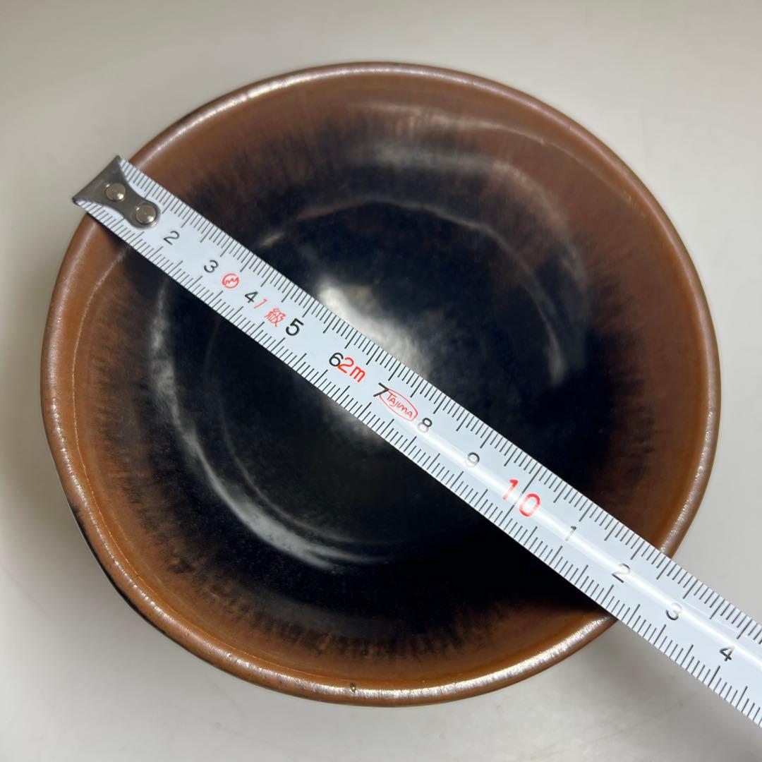 中国古玩 天目茶碗 口径約12.5㎝ 東Y8-0204① - メルカリ