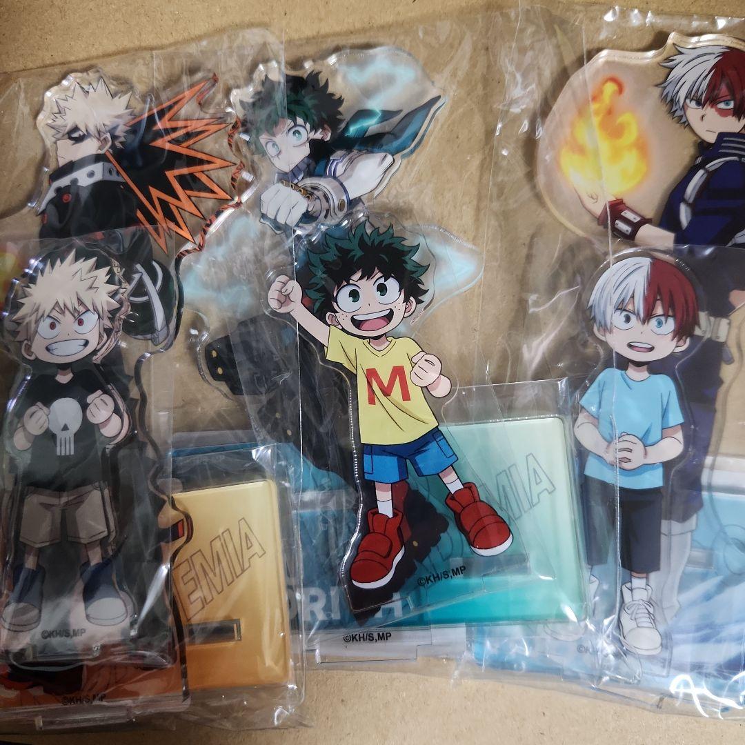 3点セット 緑谷出久 爆豪勝己 轟焦凍 アクリルスタンド AnimeJapan