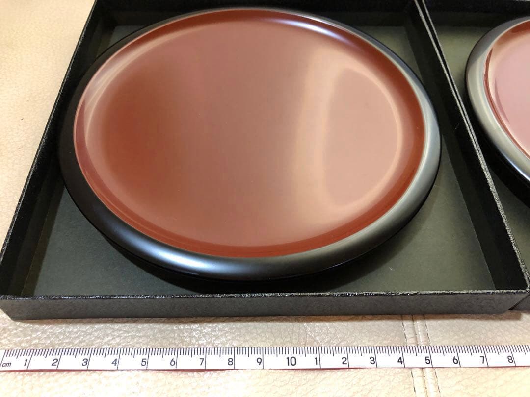 輪島塗 Hananuri ケーキ皿 2枚