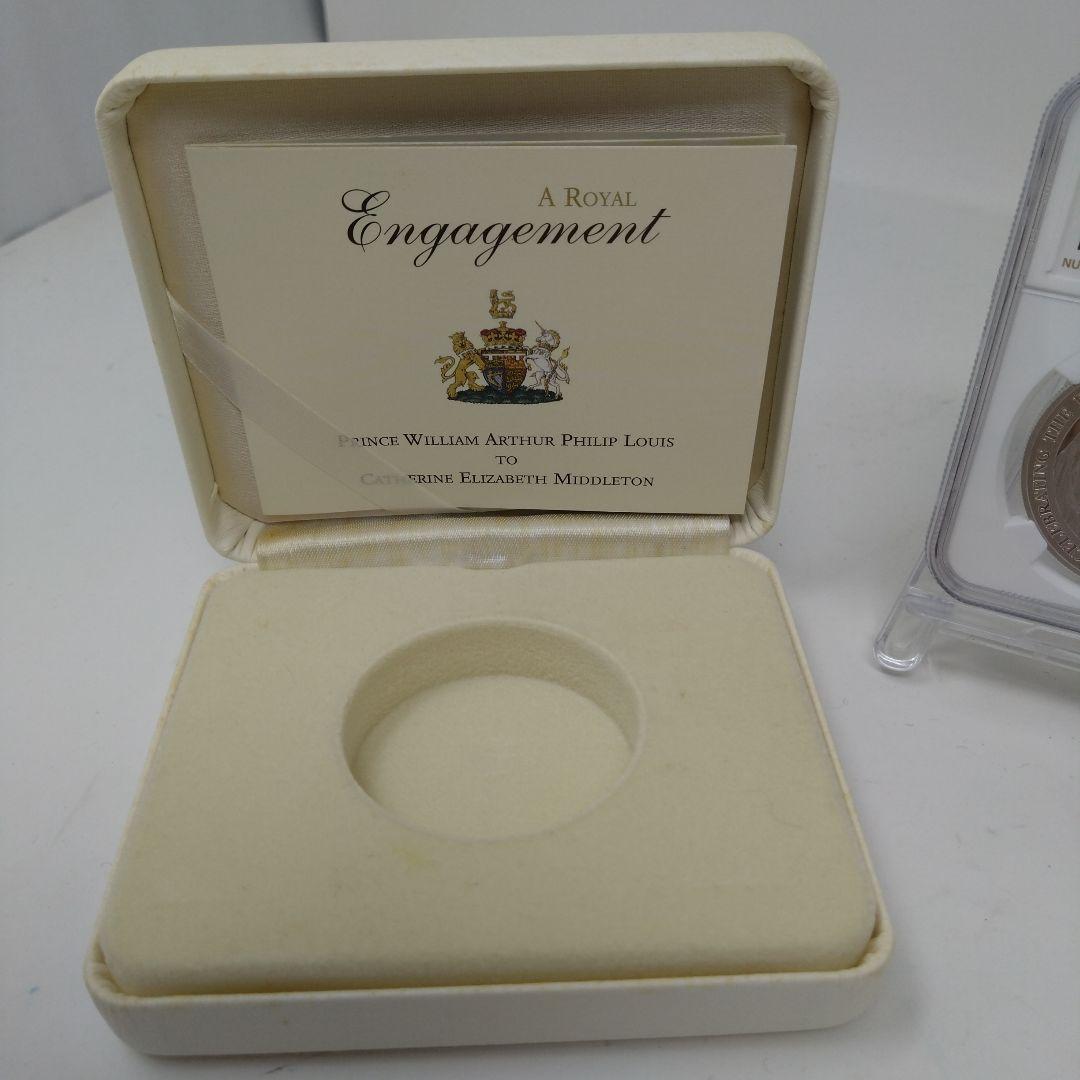 準最高鑑定 NGC-PF69 2010 オルダニー ウィリアム王子 婚約 箱付