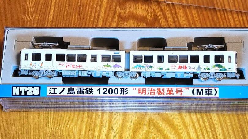 【美品・動作確認済】MODEMO 江ノ電 1200形 明治製菓号 M車 NT26