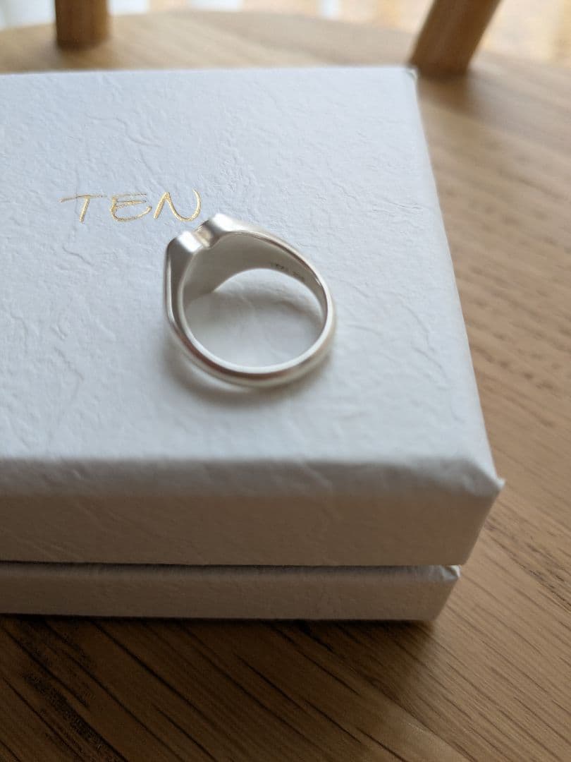 TEN. ハートシグネットリング SV 5号