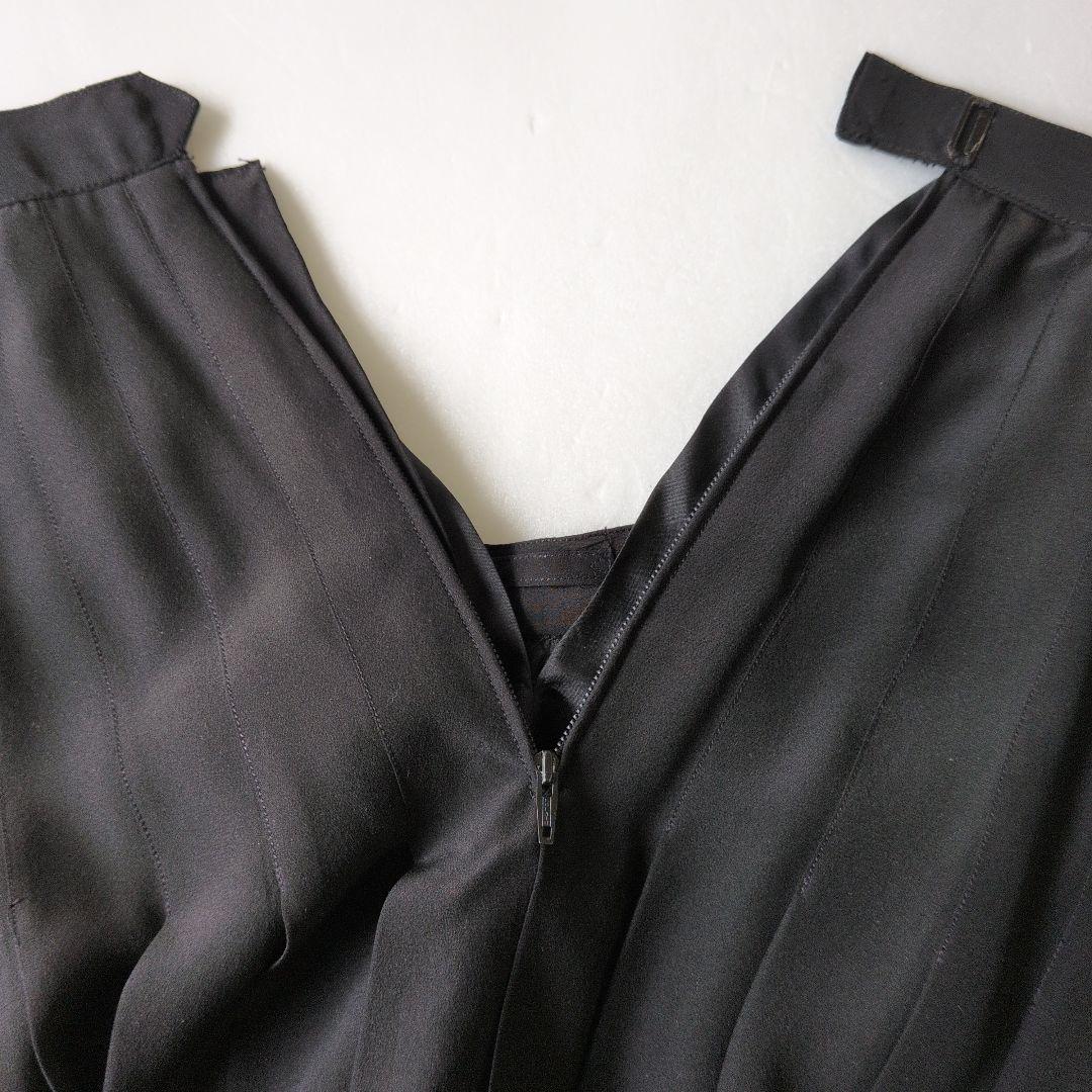 CHANEL 黒 プリーツスカート 40