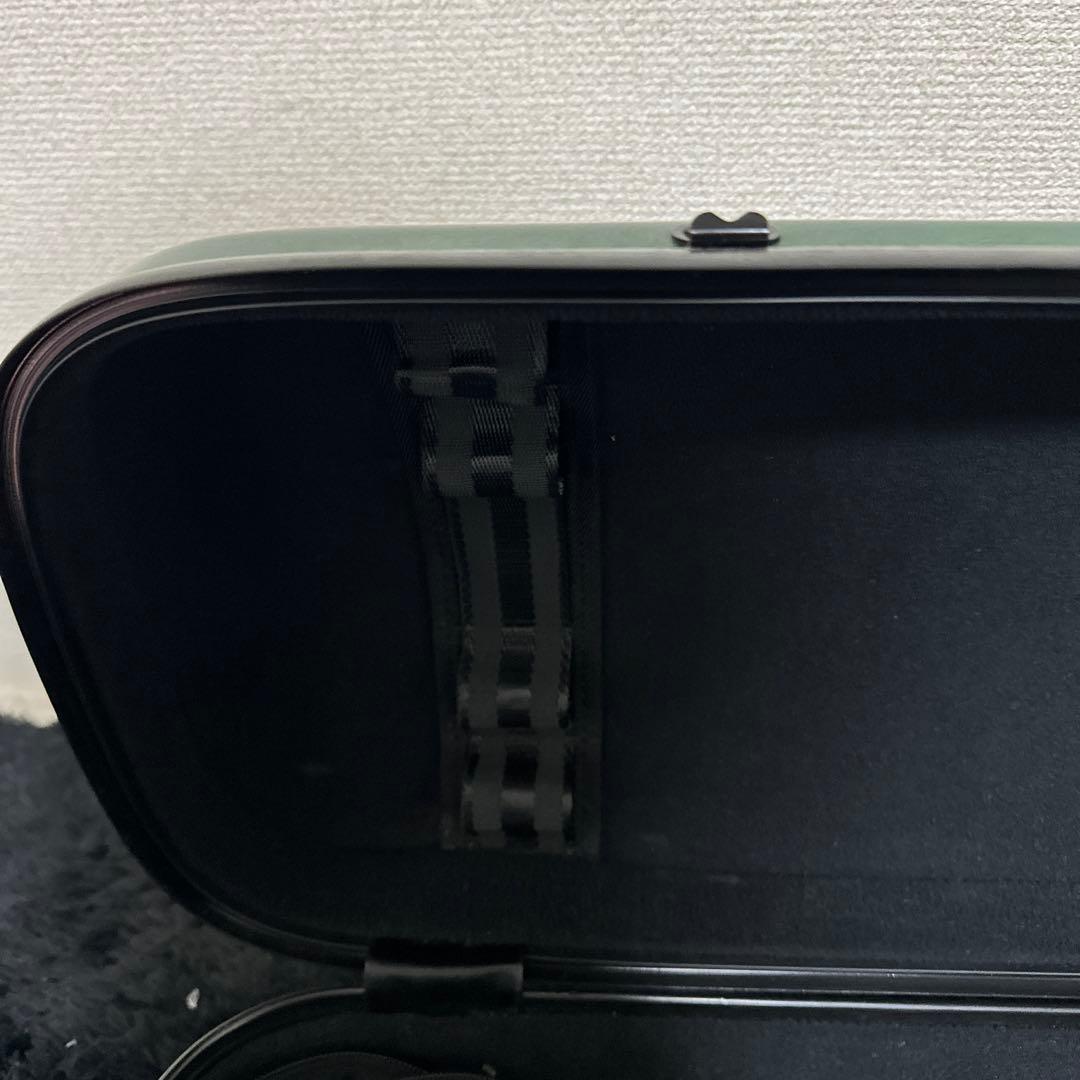ossi バイオリンケース ハードケース 弦楽器 緑 グリーン フライトケース