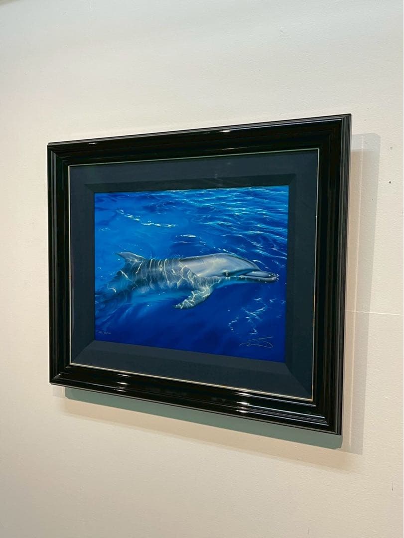 ラッセン《タヒチアンブルー》ジークレー 33/100 額装品