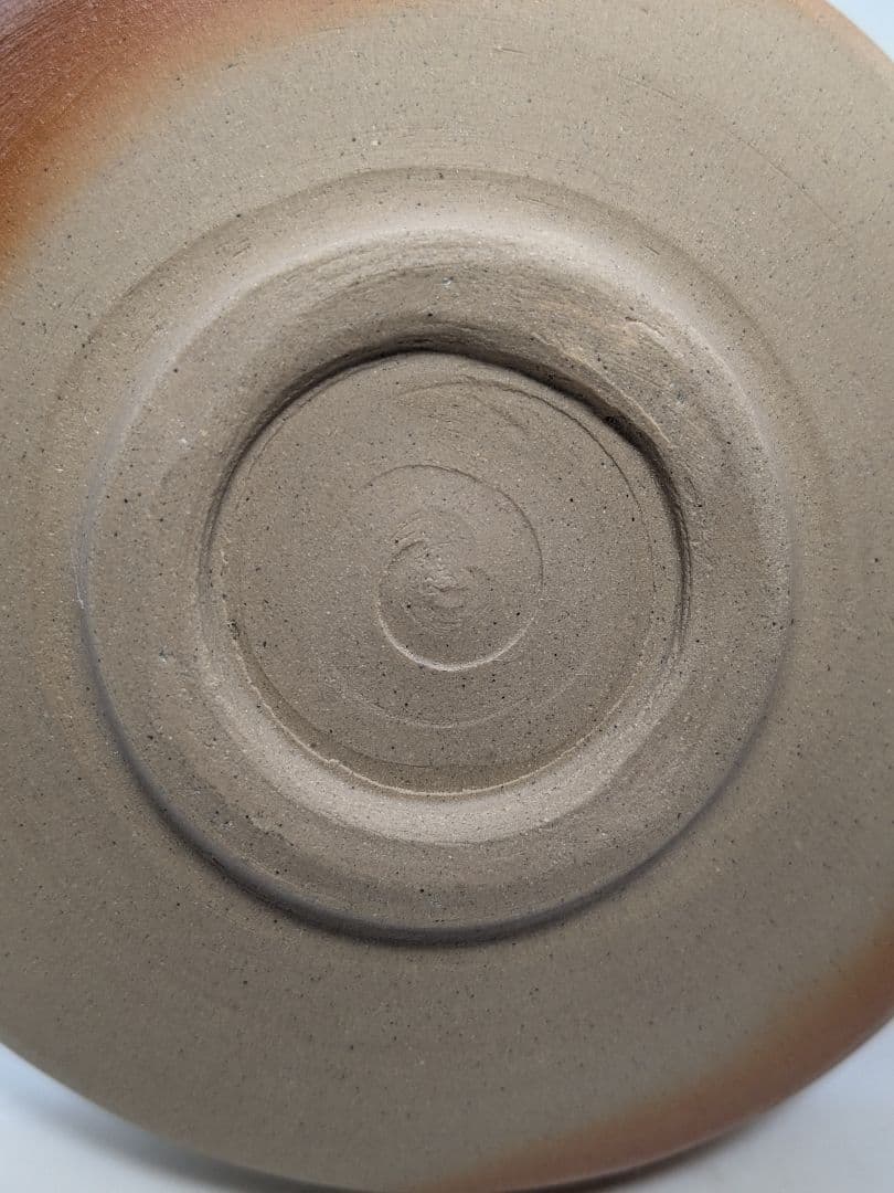 岡山県重要無形文化財 山本出 備前焼 緋襷馬盥茶盌 合箱 抹茶碗 抹茶茶碗 茶器