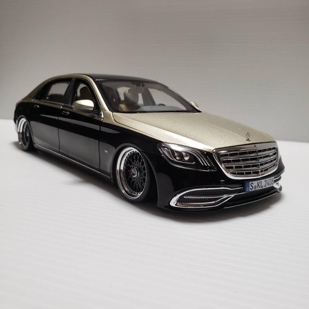 1/18 メルセデスベンツ　マイバッハ Sクラス 後期　カスタム メルセデス・マイバッハ Sクラスに限定車「S 580 ナイトエディション