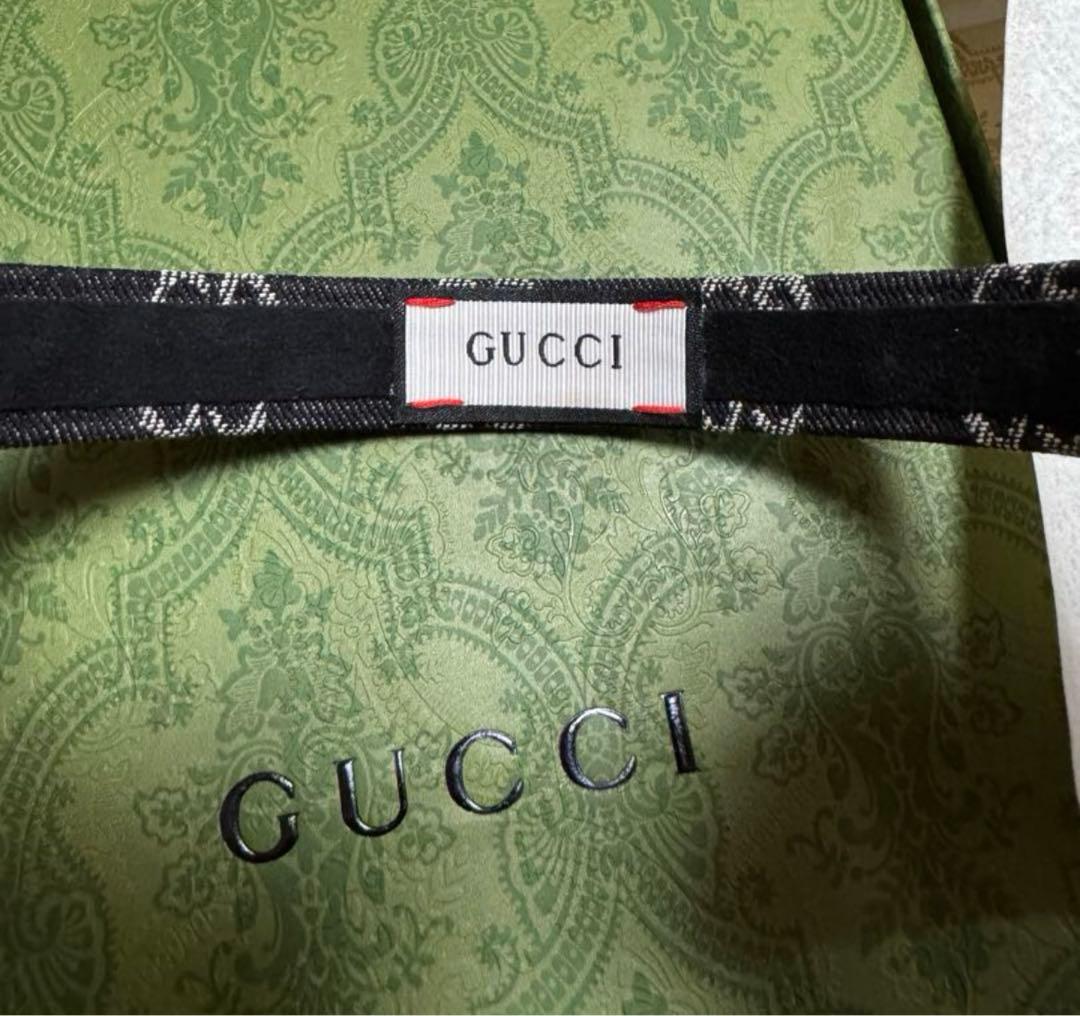 GUCCI カチューシャ ブラックデニム 新品未使用