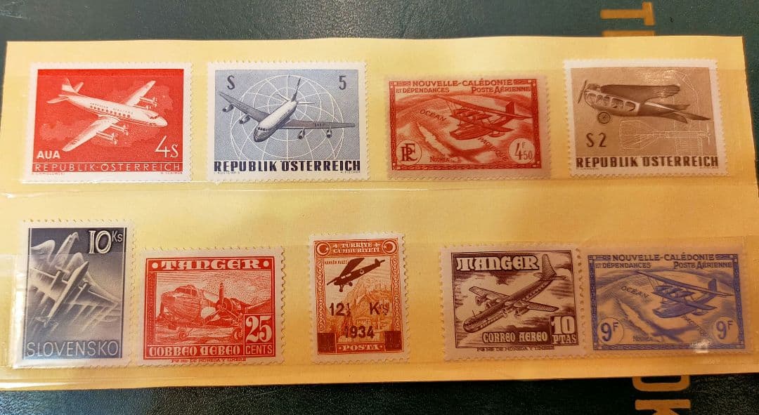 確認用○1930年から古い飛行機切手17種貴重な未使用第1次昭和】 航研