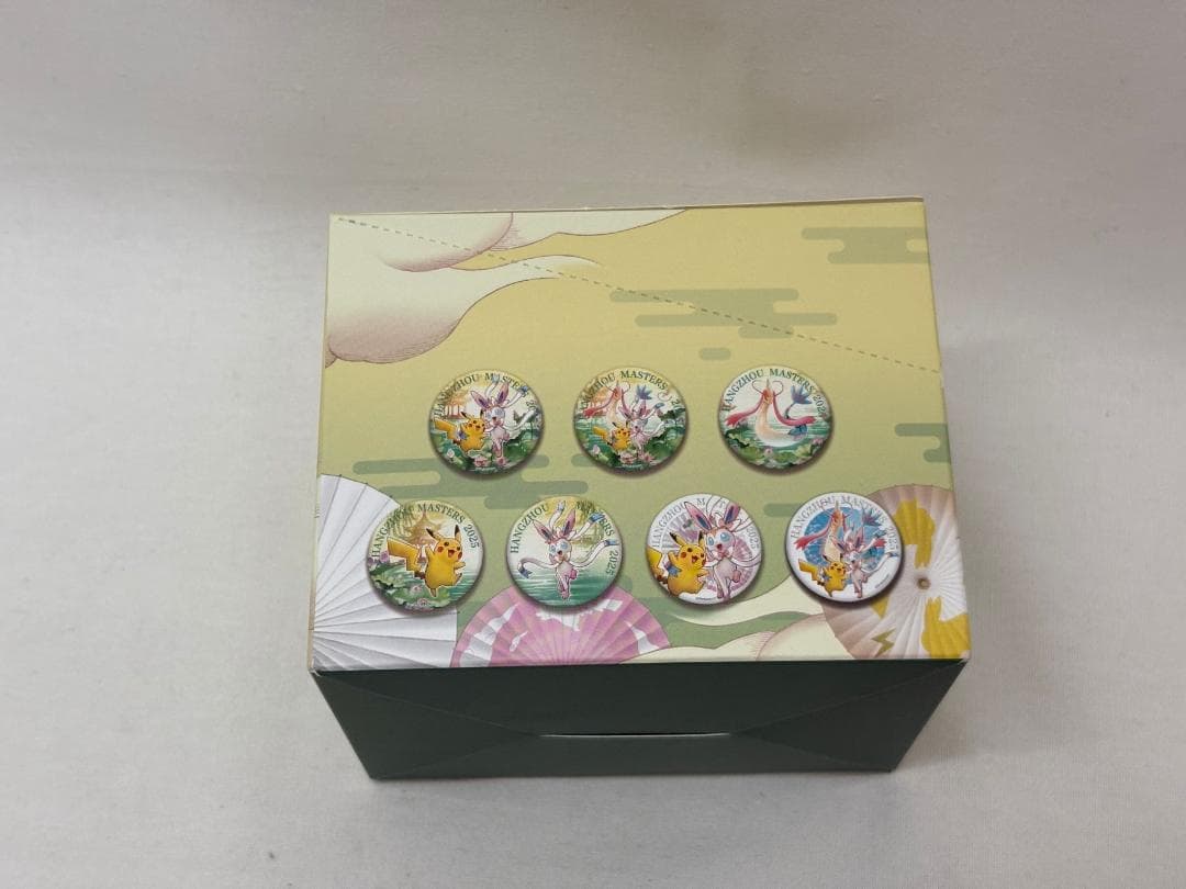 2025ポケモン杭州マスターズ 限定 ピカチュウ ニンフィア 缶バッジ セット