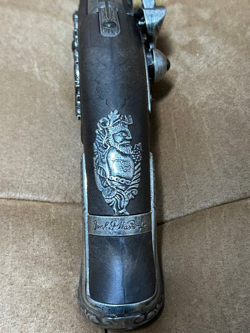 美品 動作確認済みKTW フリントロックピストル　エアコッキング