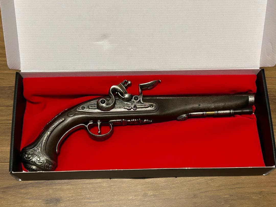 美品 動作確認済みKTW フリントロックピストル　エアコッキング