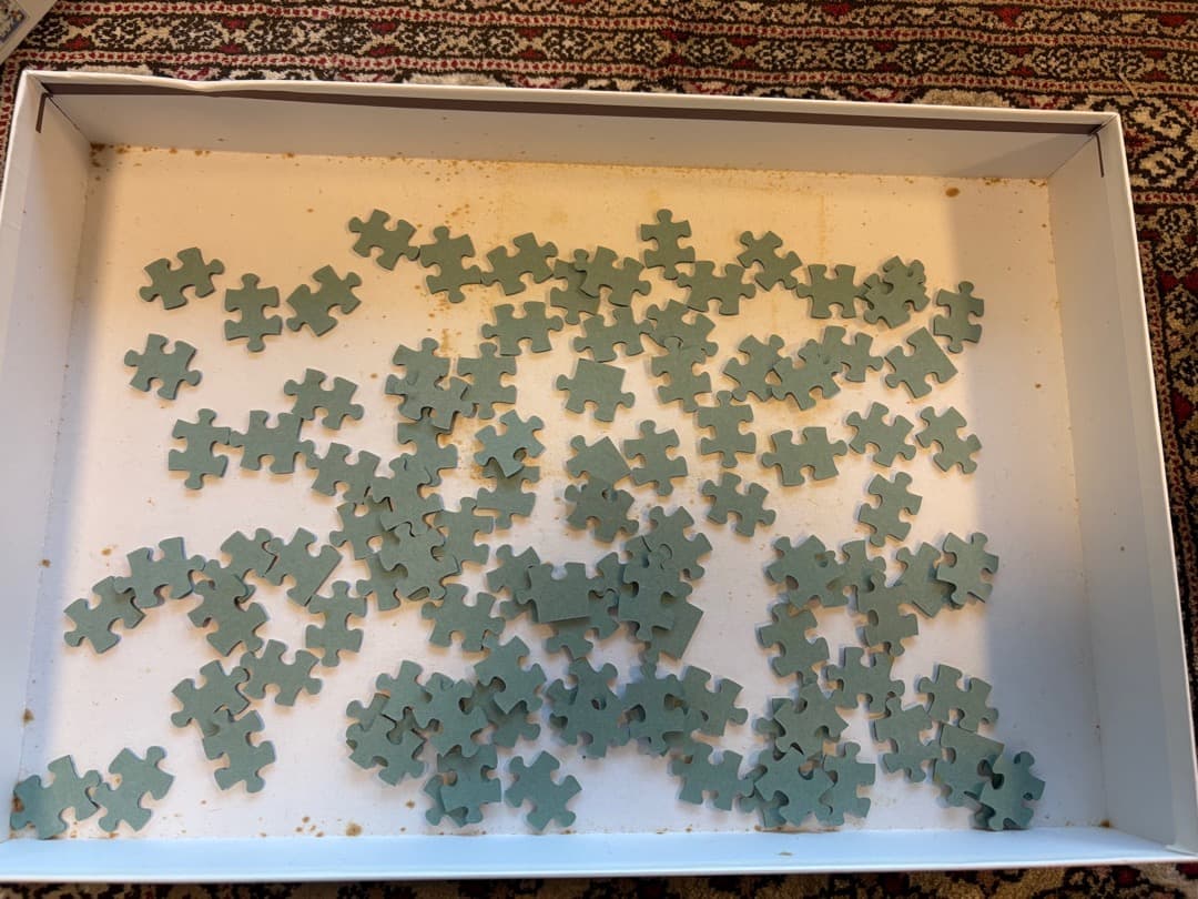 中古品】スヌーピーカレンダージグソーパズル 1990年版 1000ピース