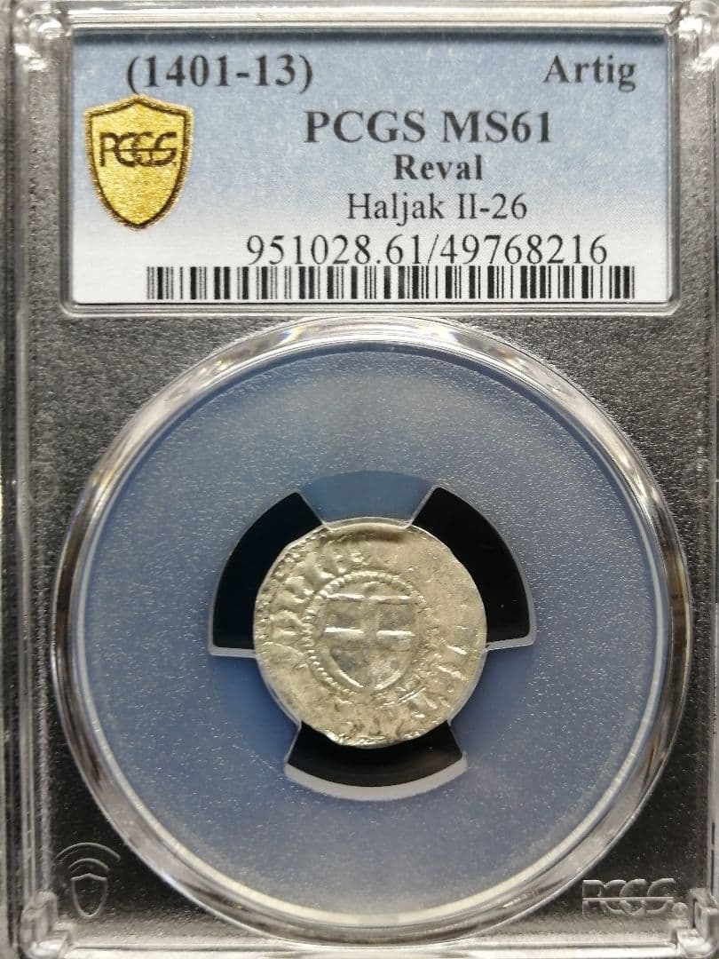 ★世界TOP最高鑑定PCGSMS61　　　　　　世界に『2枚のみ』です。