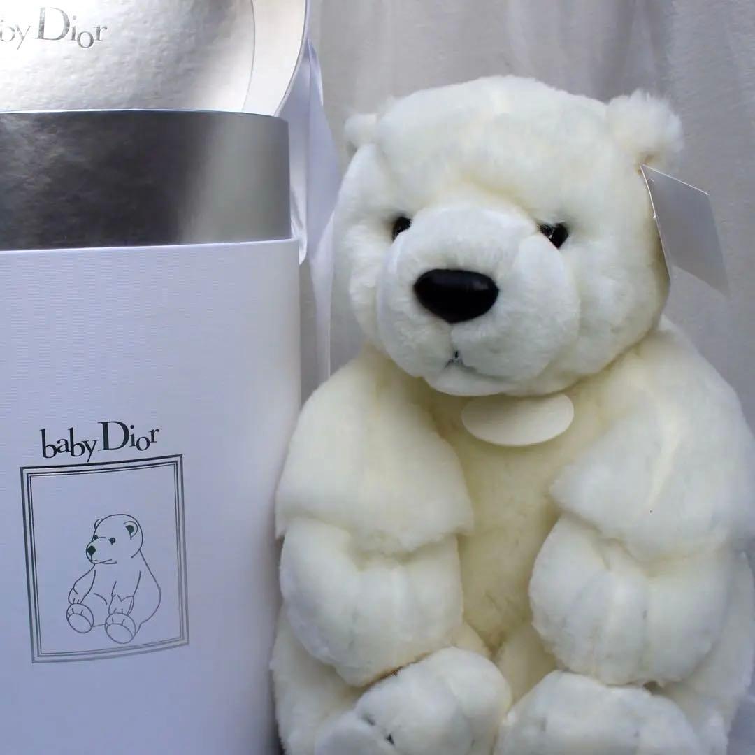 定価7万8千 ベビーディオール Dior テディベアぬいぐるみ クマ B DIOR